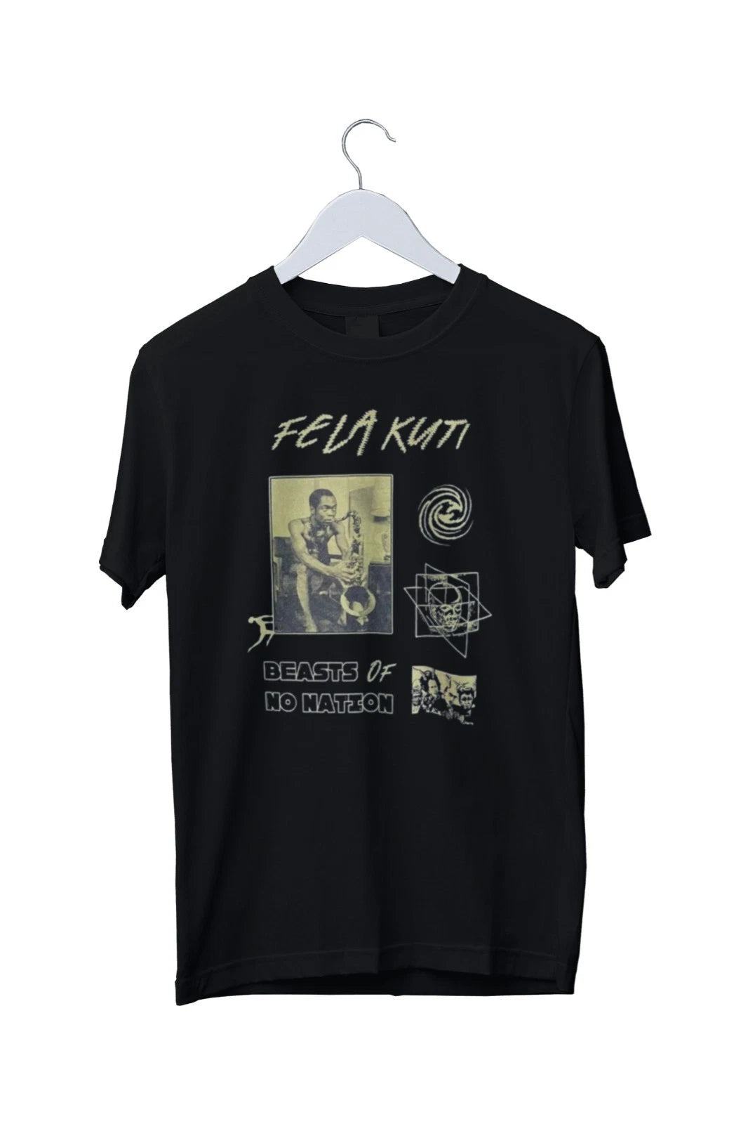 VTG Fela Kuti Graphic Print Unisex T-Shirt Mens S M L XL 2 3 4 XL