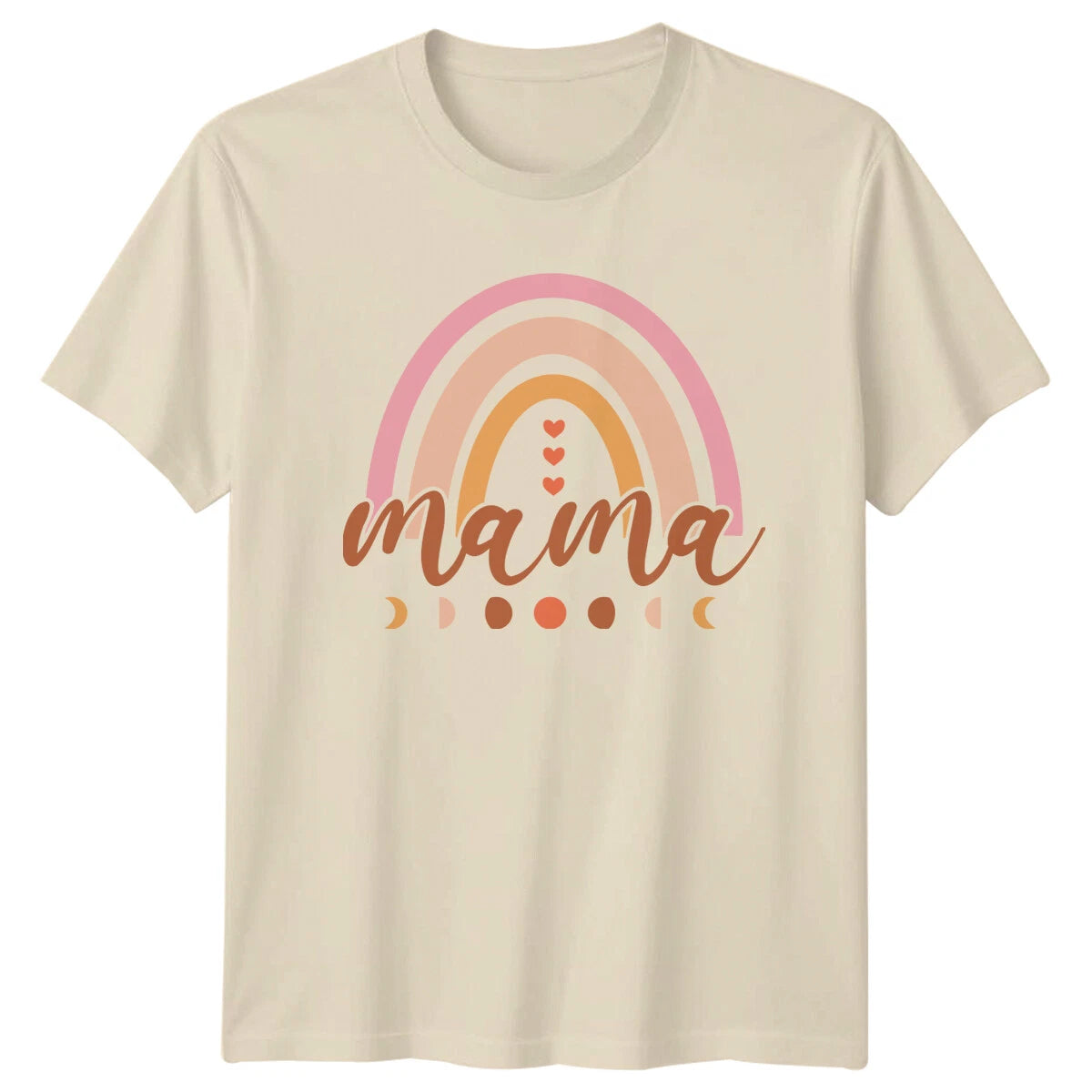 Mama Rainbow Boho T-Shirt Mothers Day Gift For Mom Wife Women
