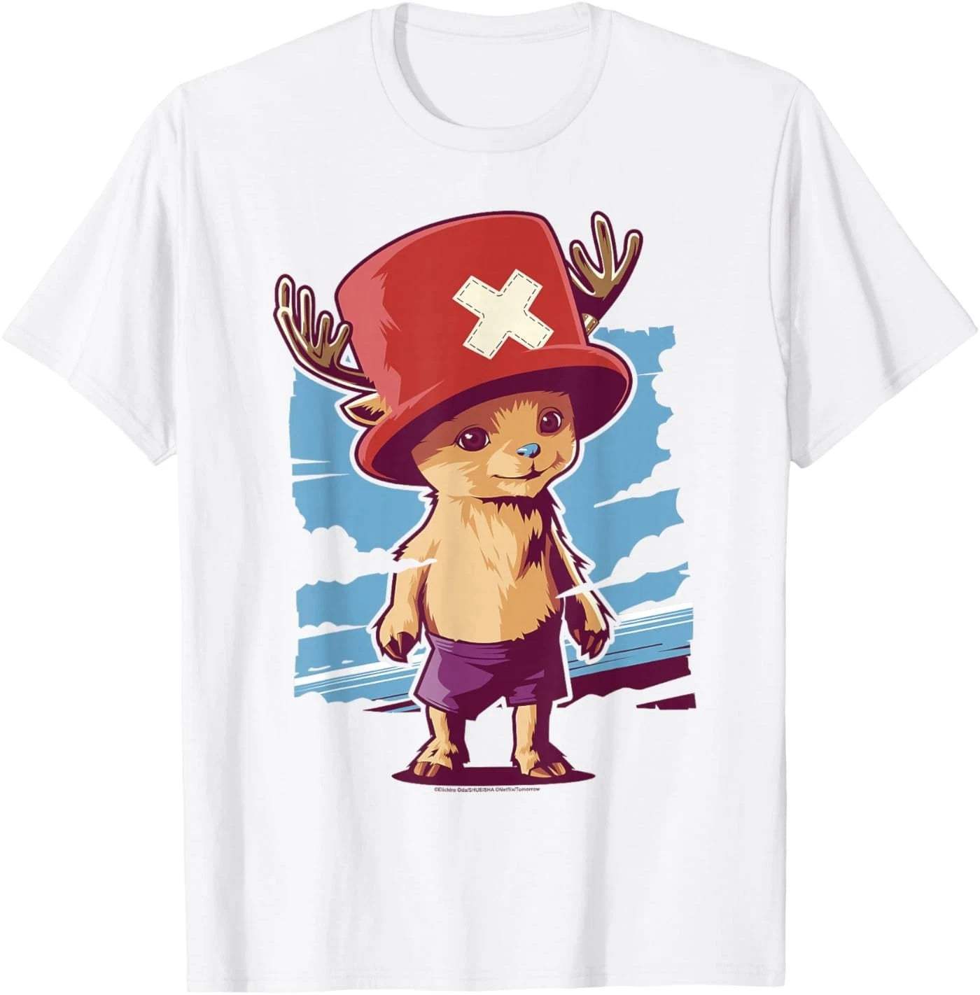 One Piece Tony Tony Chopper Cute Full Body Portrait T-Shirt