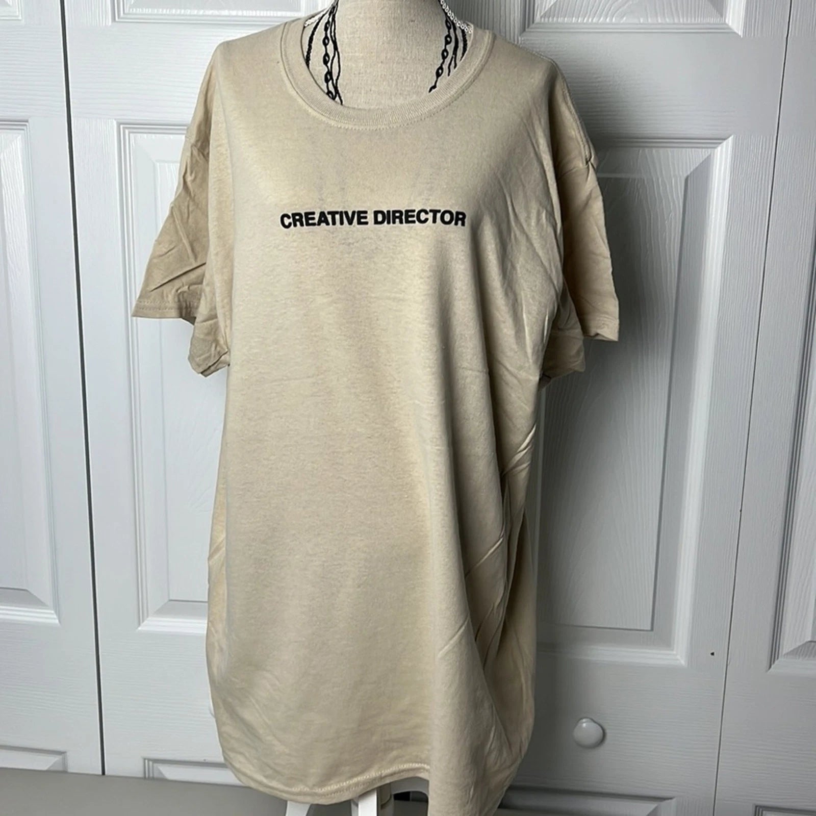 Creative Director Tee Beige Small