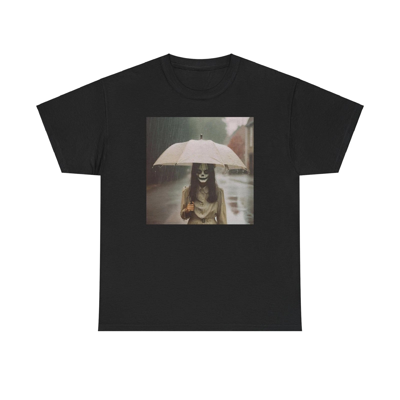 Rain T-Shirt Weirdcore Horror Aesthetic Creepy SpookyVibes Gothic
