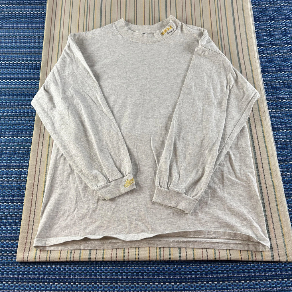 Vintage Laidlaw Shirt Mens XL Gray Long Sleeve Nemesis Superweight USA 2000s Y2K