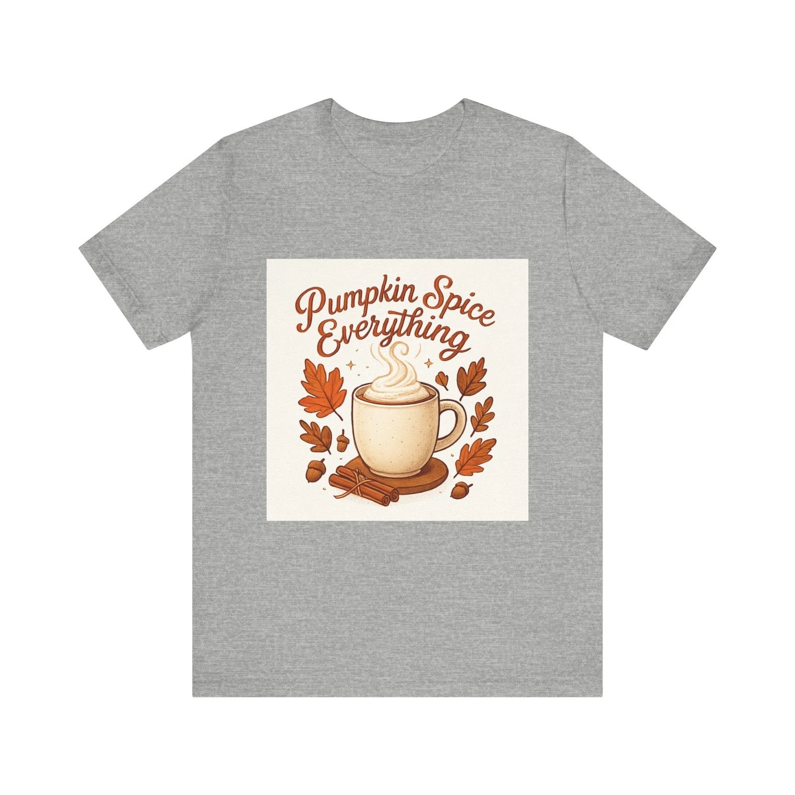 Pumpkin Spice Everything Unisex Tee, Fall Coffee T-Shirt, Autumn Graphic Shirt,