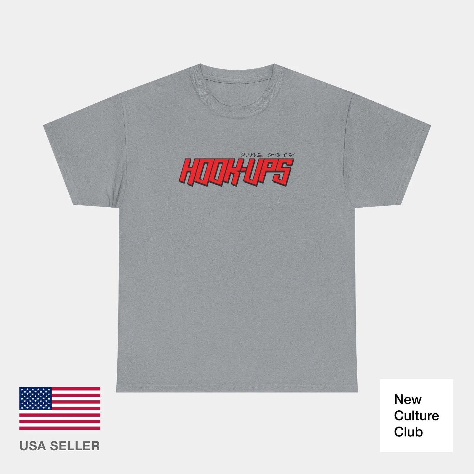 Hook-Ups Skateboard Logo Vintage Classic Skate TShirt Print