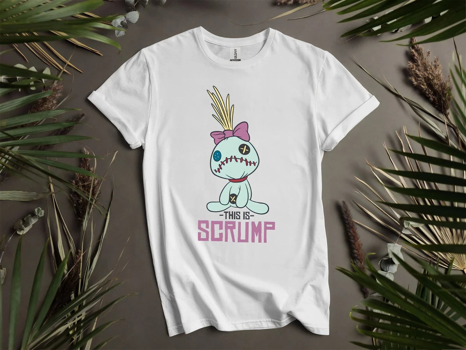 Disney Lilo Stitch This Is Scrump Cute Doll Hoodie Tshirt Men Women Unisex AD435