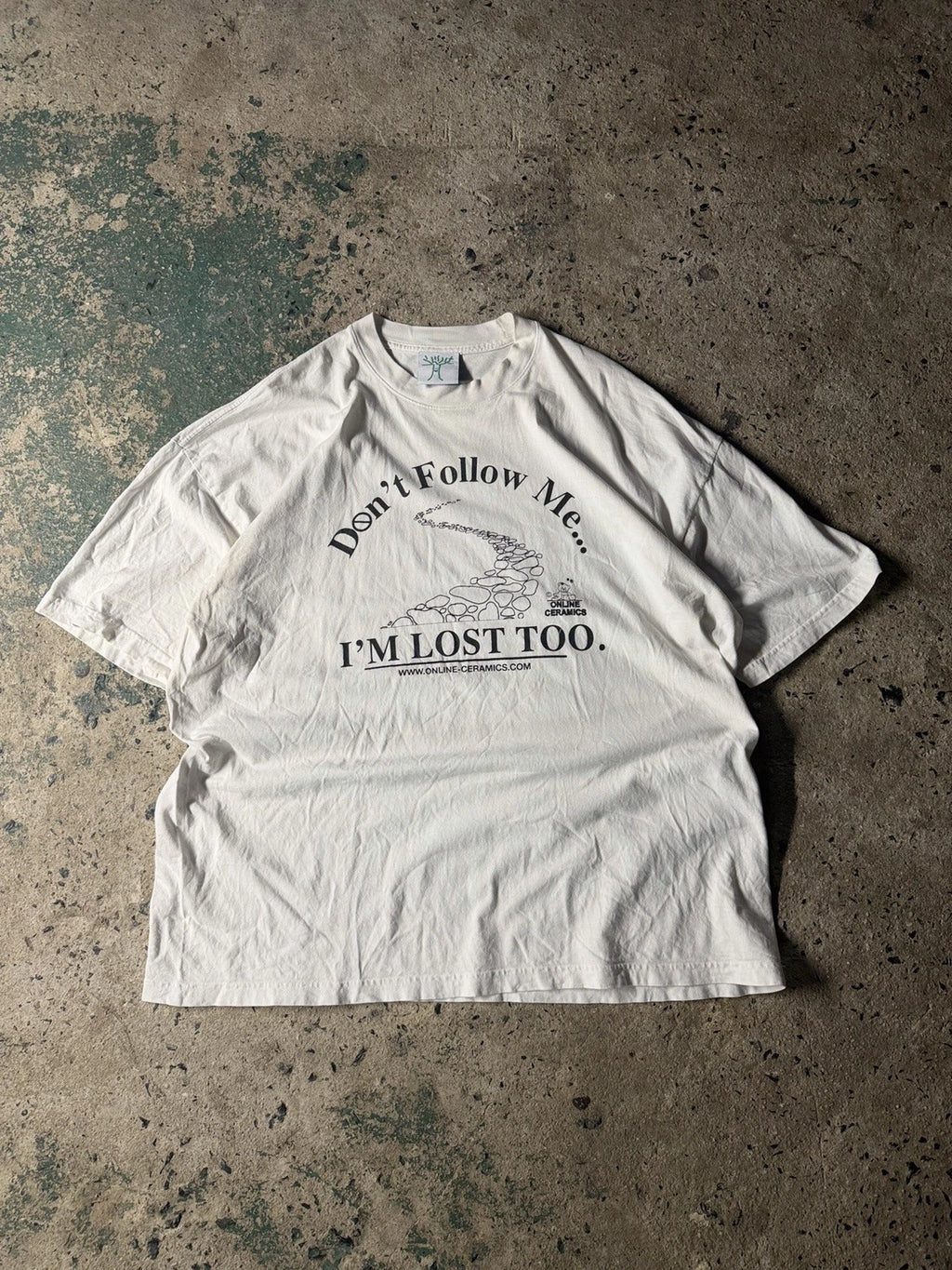 Online Ceramics Don’t Follow Me I’m Lost Too T Shirt XXL Streetwear