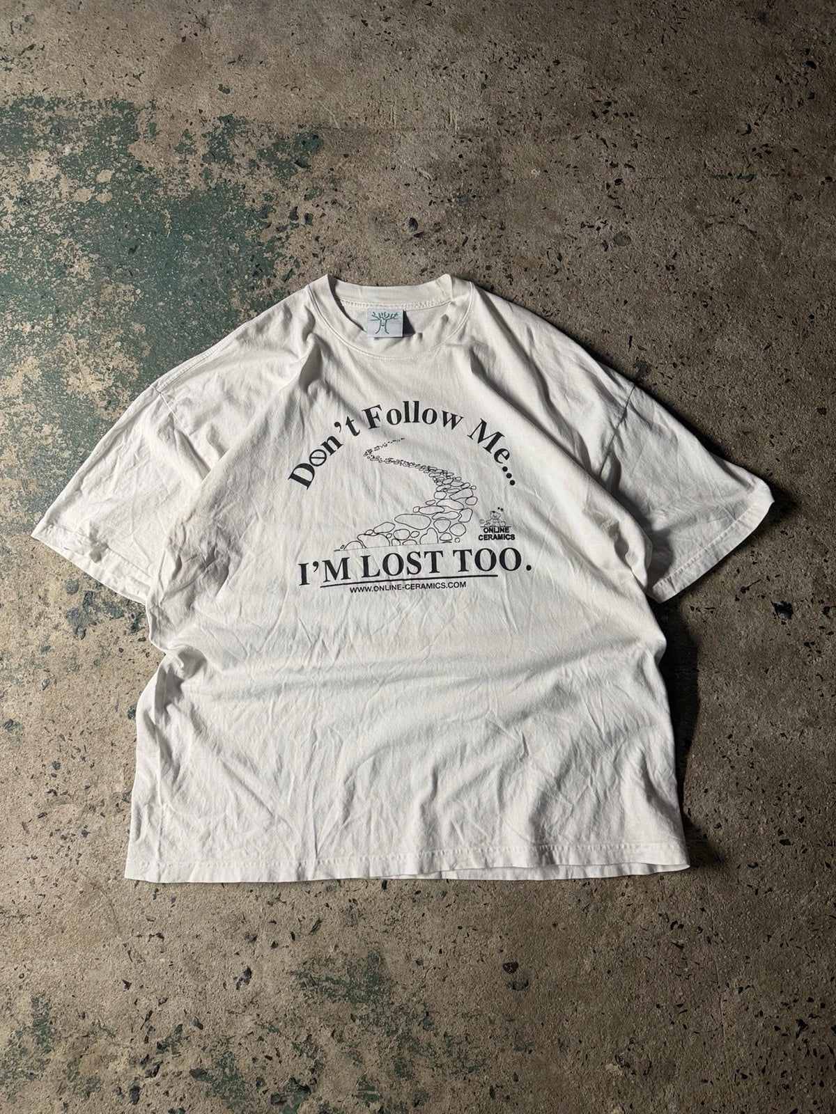 Online Ceramics Don’t Follow Me I’m Lost Too T Shirt XXL Streetwear