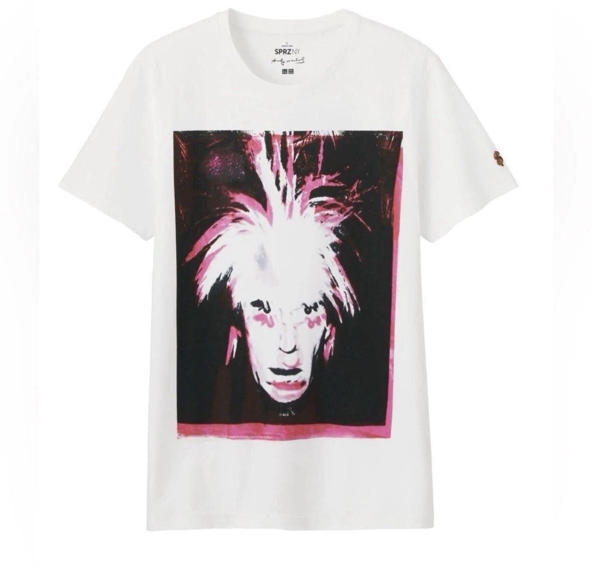 Uniqlo x SPRZ NY - Andy Warhol Portrait Short Sleeve Graphic T-Shirt NWT Medium