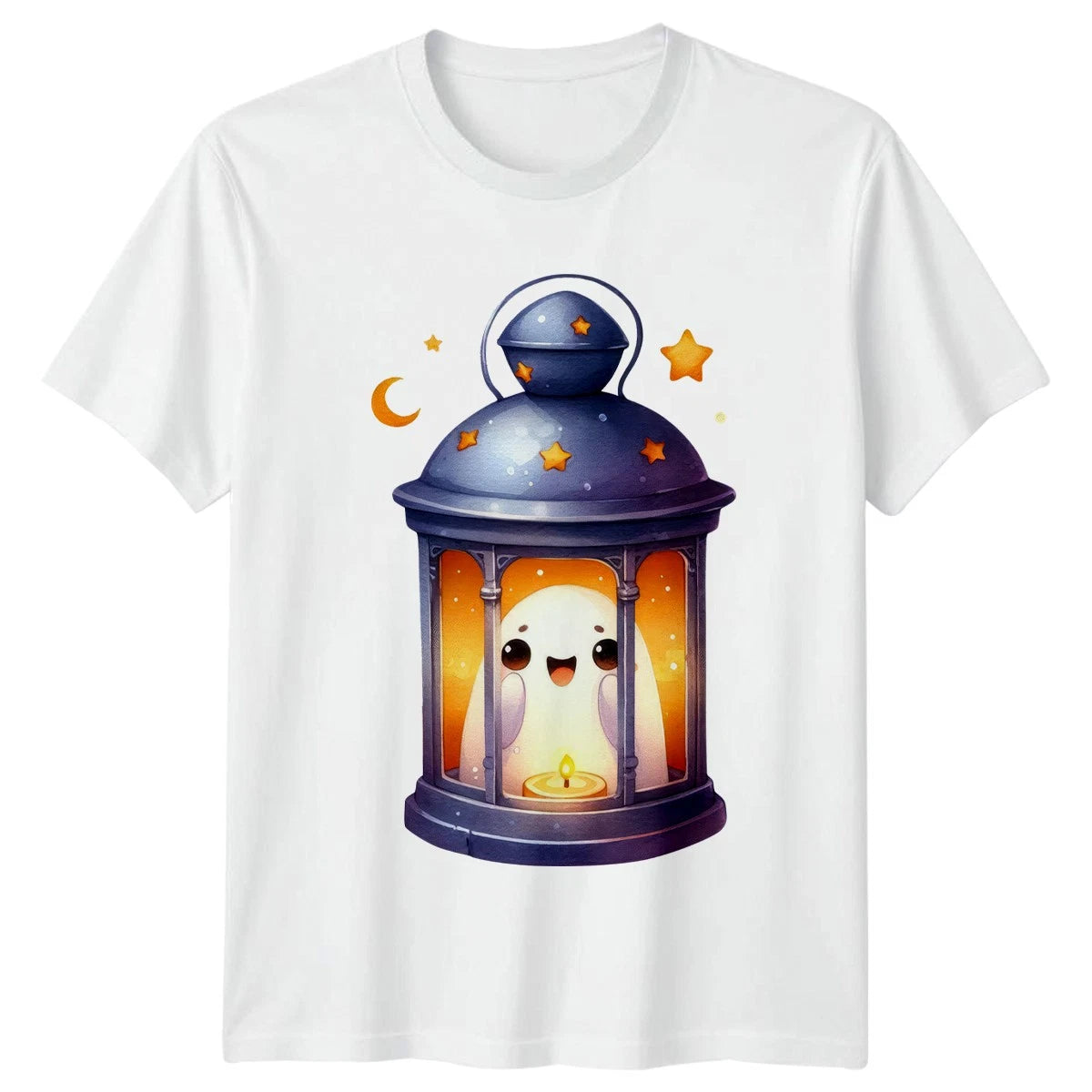 Cute Ghost In Lantern T-Shirt Cute Ghost Halloween 2026 Gift For Him And Her