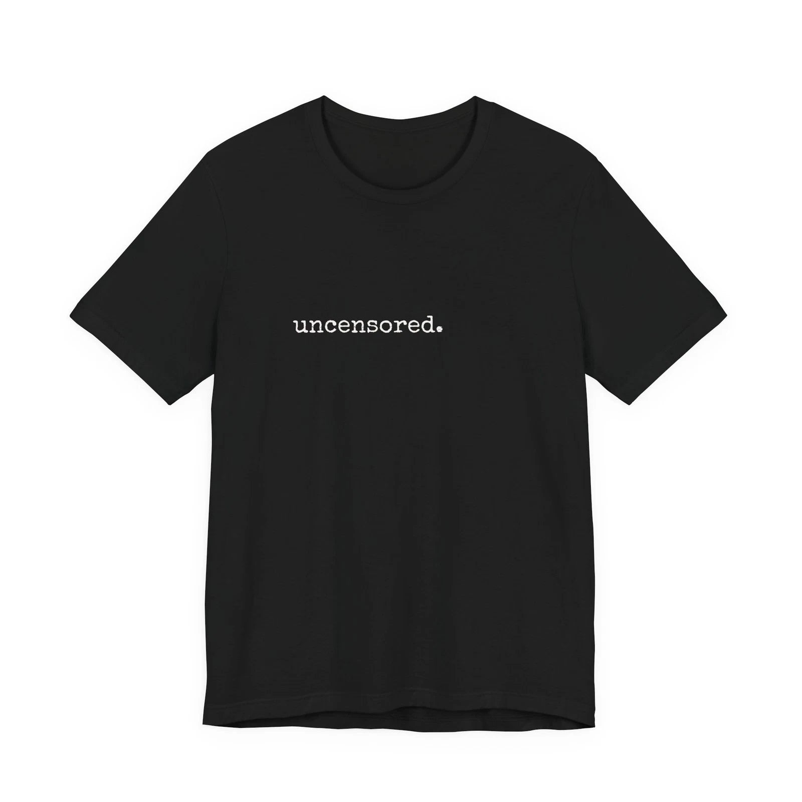 uncensored. Tee | Black Graphic Shirt