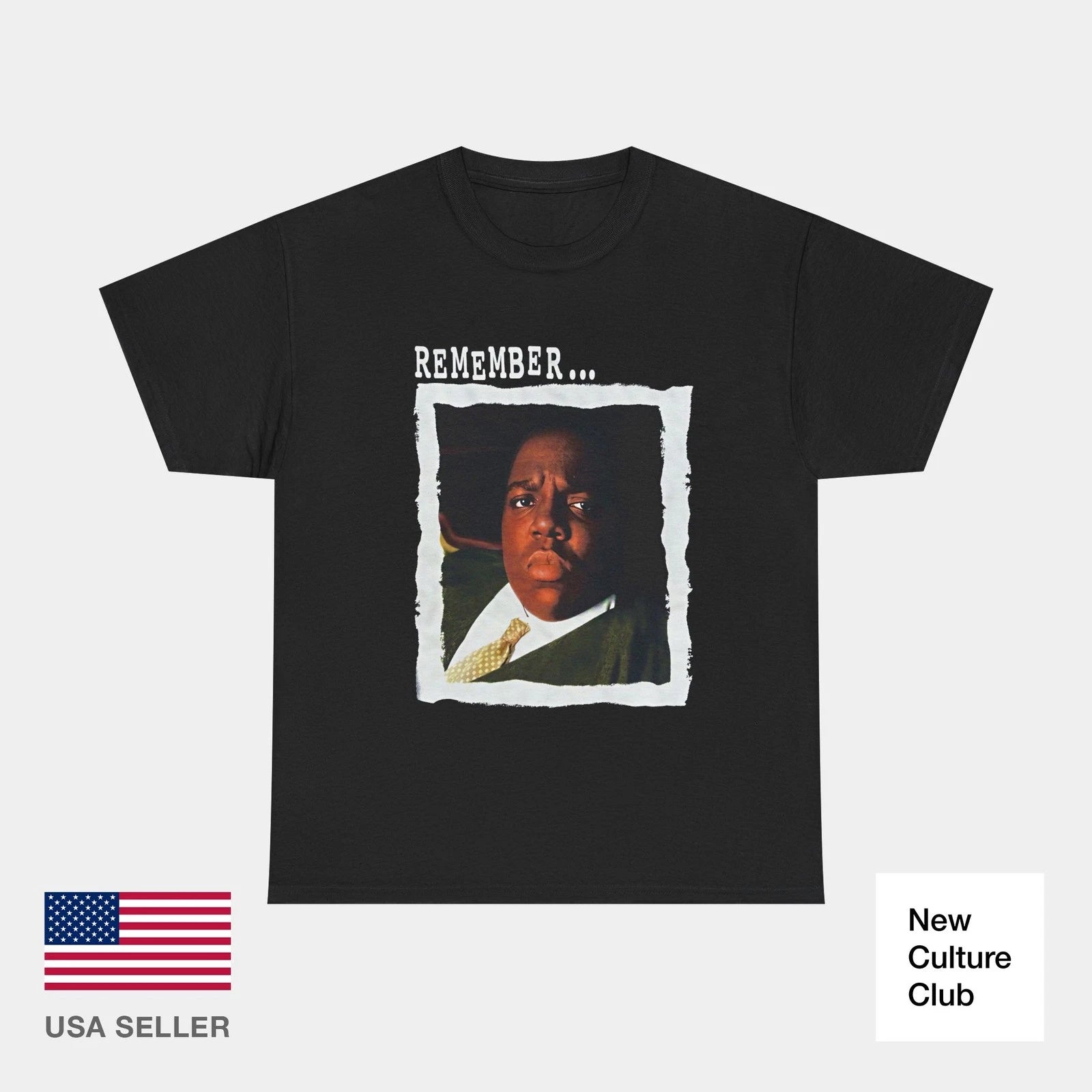 Remember... 90s Classic Hip Hop Rap Biggie Music Classic Tee T-Shirt