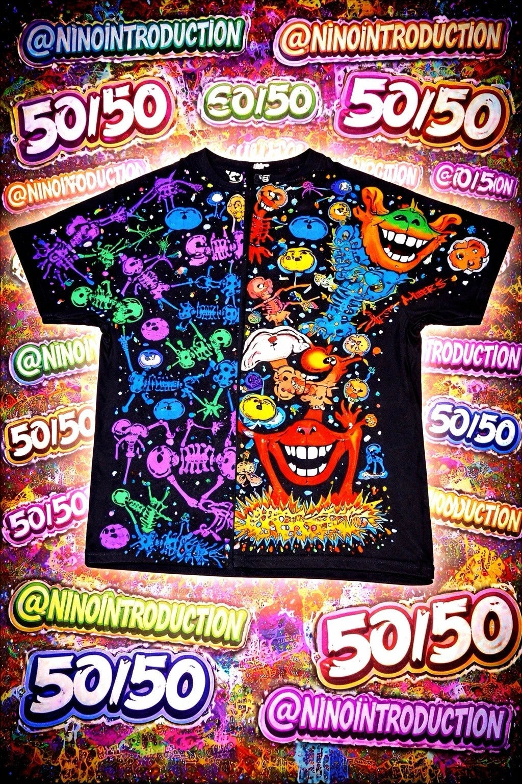 Liquid Blue Joey Mars X Grateful Dead 50/50 XL
