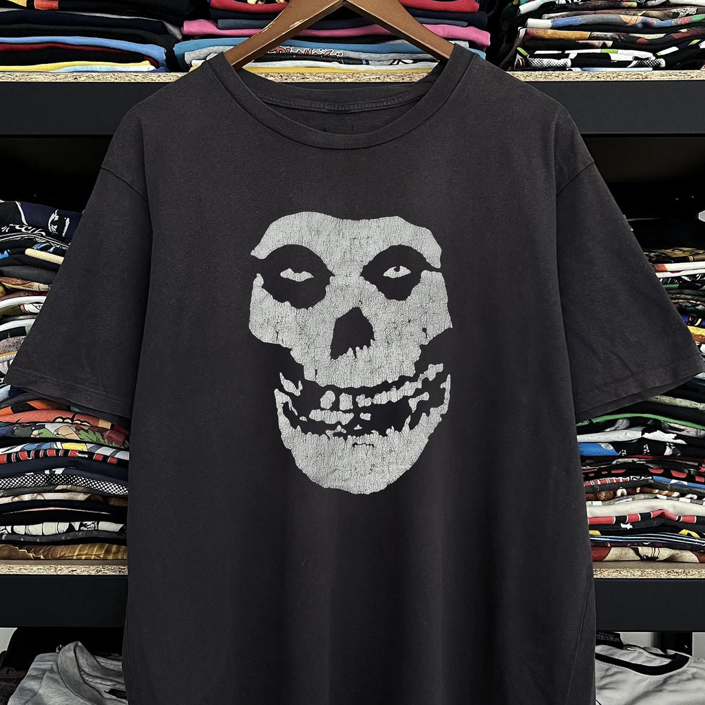 80s Misfits Crimson Ghost Aged T-Shirt Black XL