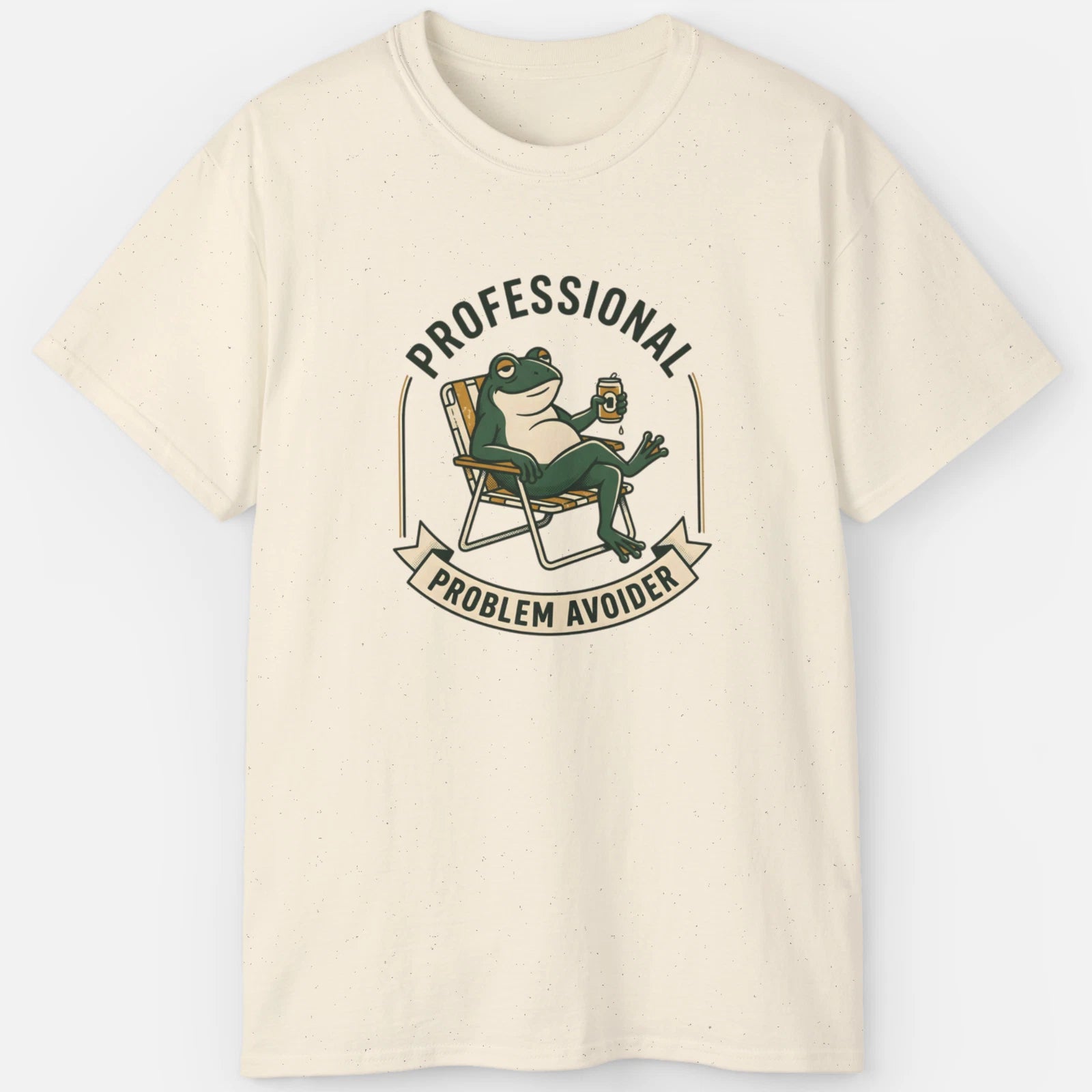 Professional Problem Avoider Frog Shirt – Funny Lazy Meme Tee