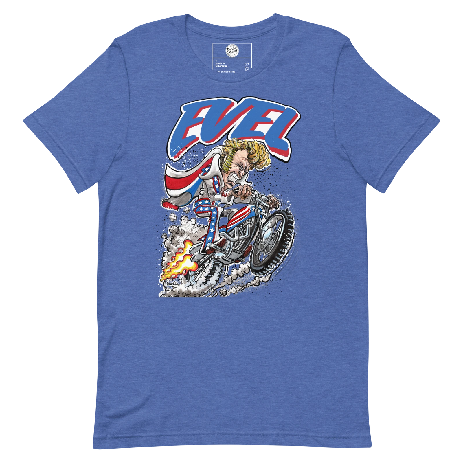 Evel Knievel® - Evel Rides Again in this Cool Artist Rendition