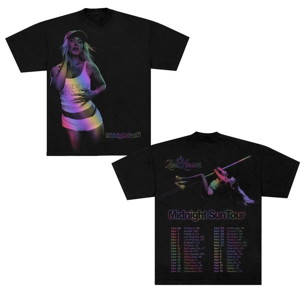 Zara Larsson Midnight Sun Tour 2026 T-shirt