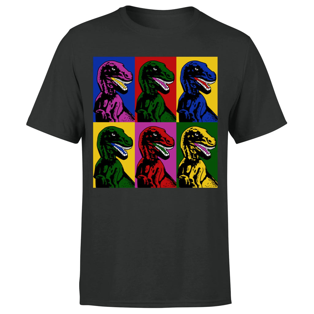 Dinosaur Pop Art Funny Gifts For Adults Classic Tee Top Mens T-Shirt#P1#OR#A