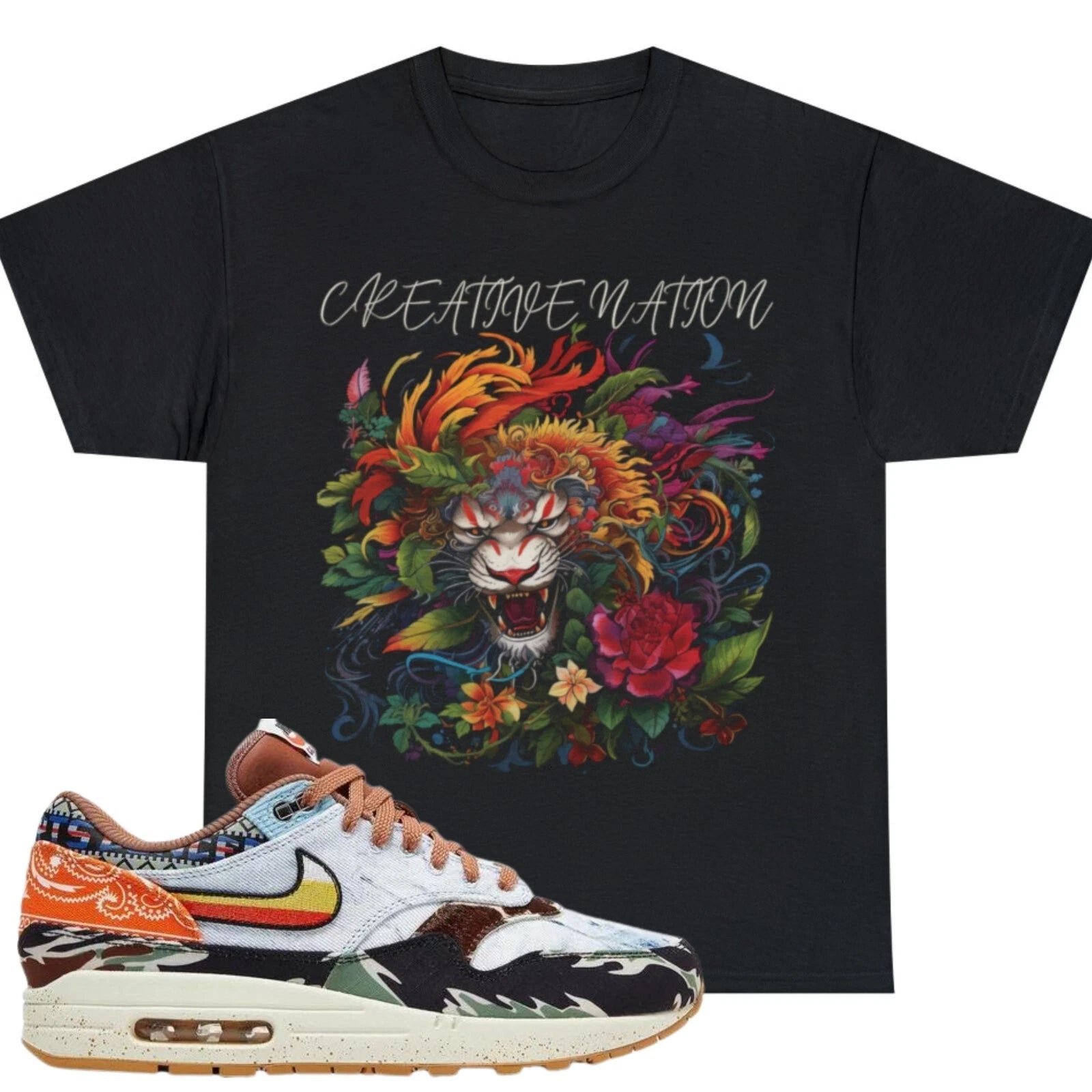 Shirt To Match Unisex Tee Lion Shirt Sneaker Shirt