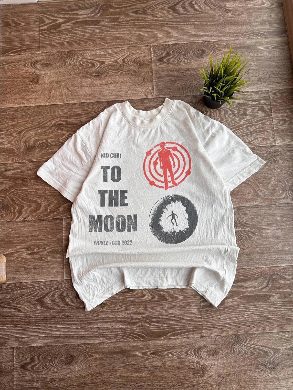 Kid Cudi 2022 To The moon Tour t Shirt Hip Hop Rap Music Mens Size L USA