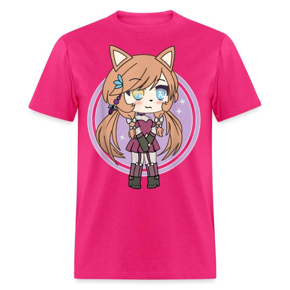 Cute Chibi style Kawaii Redhead Anime shirt Fox Girl Foxy Chan T-Shirt S-6XL