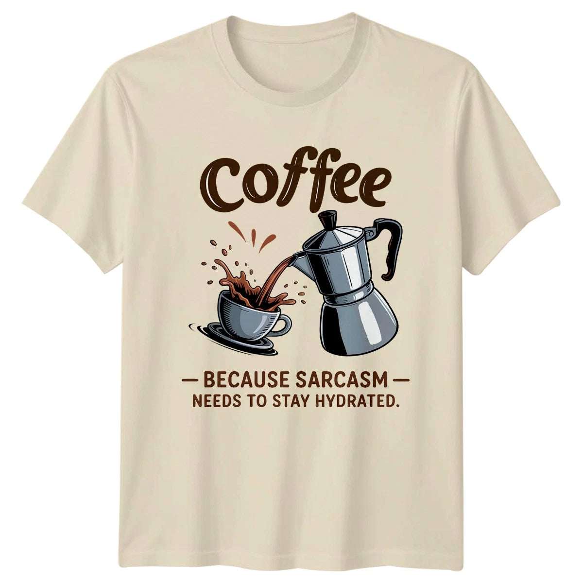 Coffee Because Sarcasm Mens T-Shirt Coffee Gift For Him