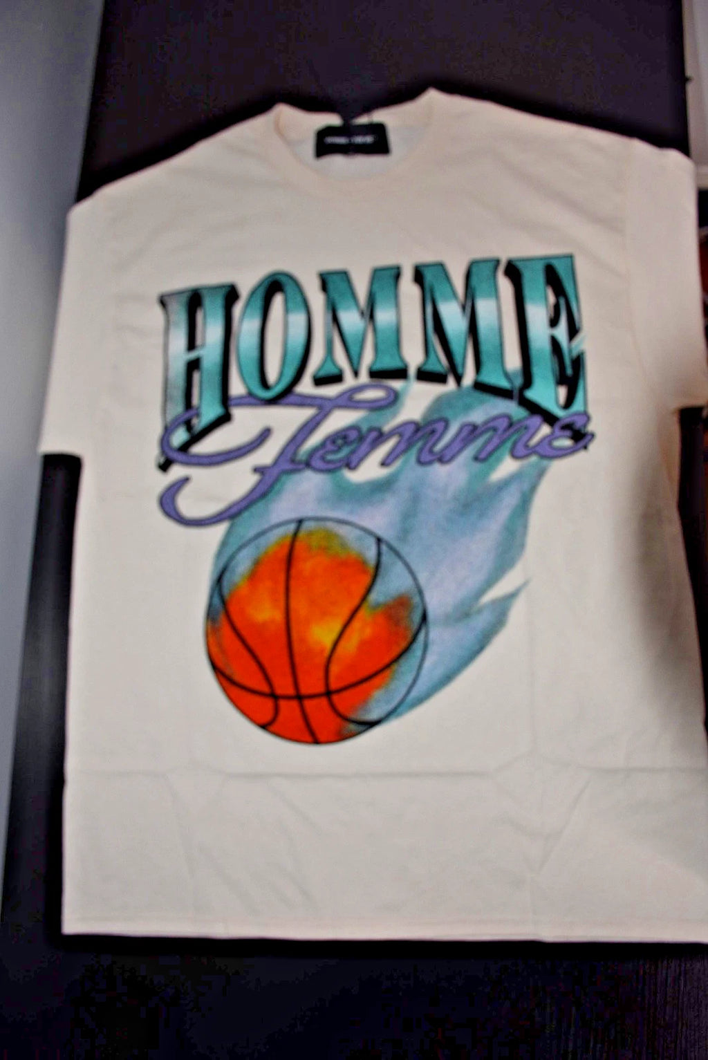 Homme Femme Basketball  Shirt - Mens - Size Large