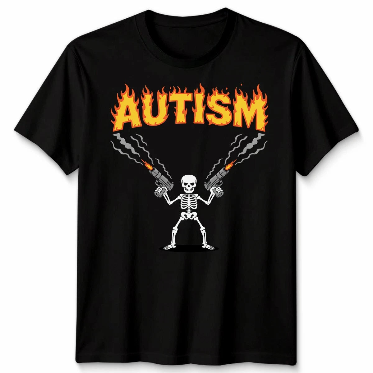 Autism Skeleton Meme Unisex Tshirt