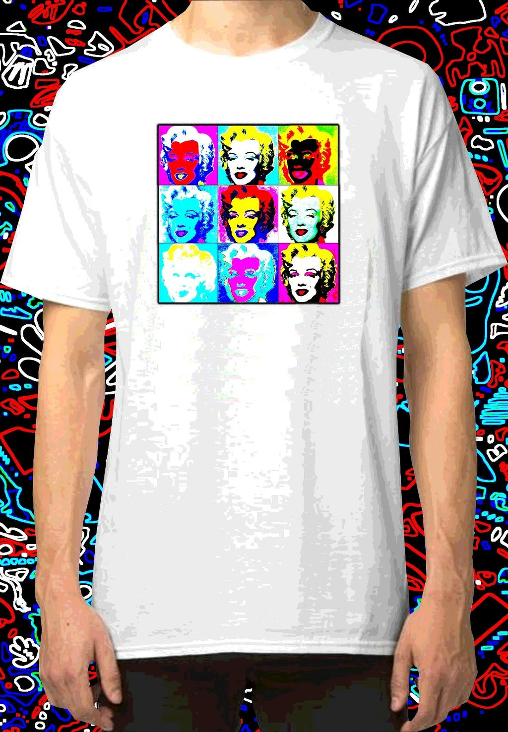 Warhol Pop Art Rock Punk Retro Vintage Cult Tattoo T Shirt INISHED Productions