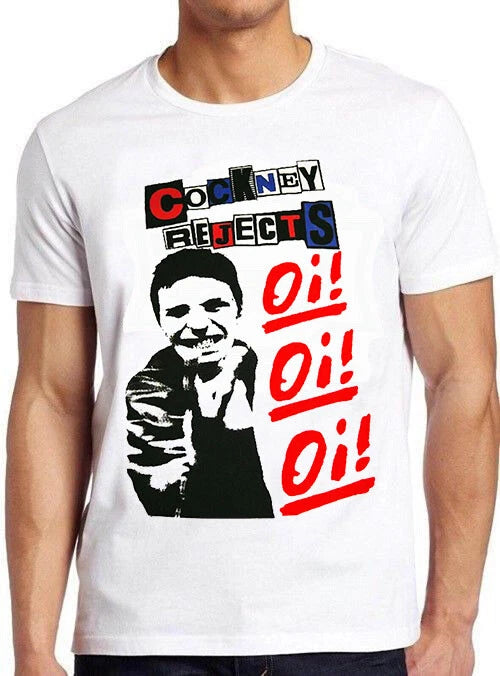 Cockney Rejects Oi Oi Oi Punk Rock Band Poster Retro Gift Tee T Shirt 7285