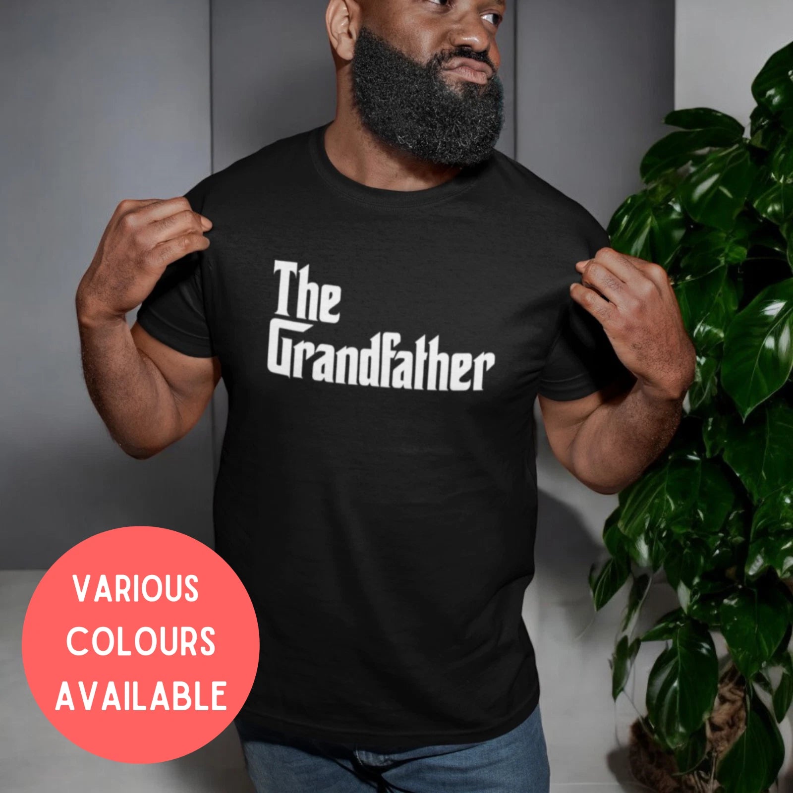 The Grandfather Mens/Adults Novelty Tshirt - Funny Grandad To Be