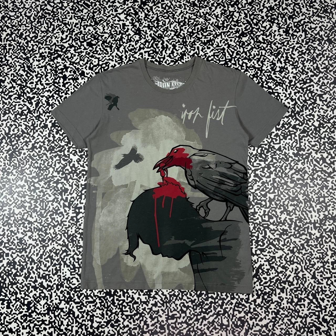 Iron First Horror Style Dead Brain Japanese Art T-shirt