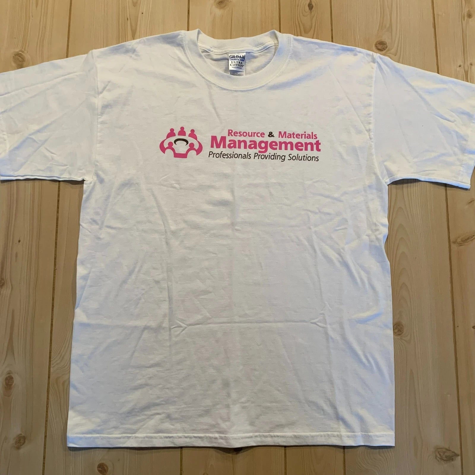 Vintage Y2K Resource & Materials Management Professional Solutions T-Shirt L