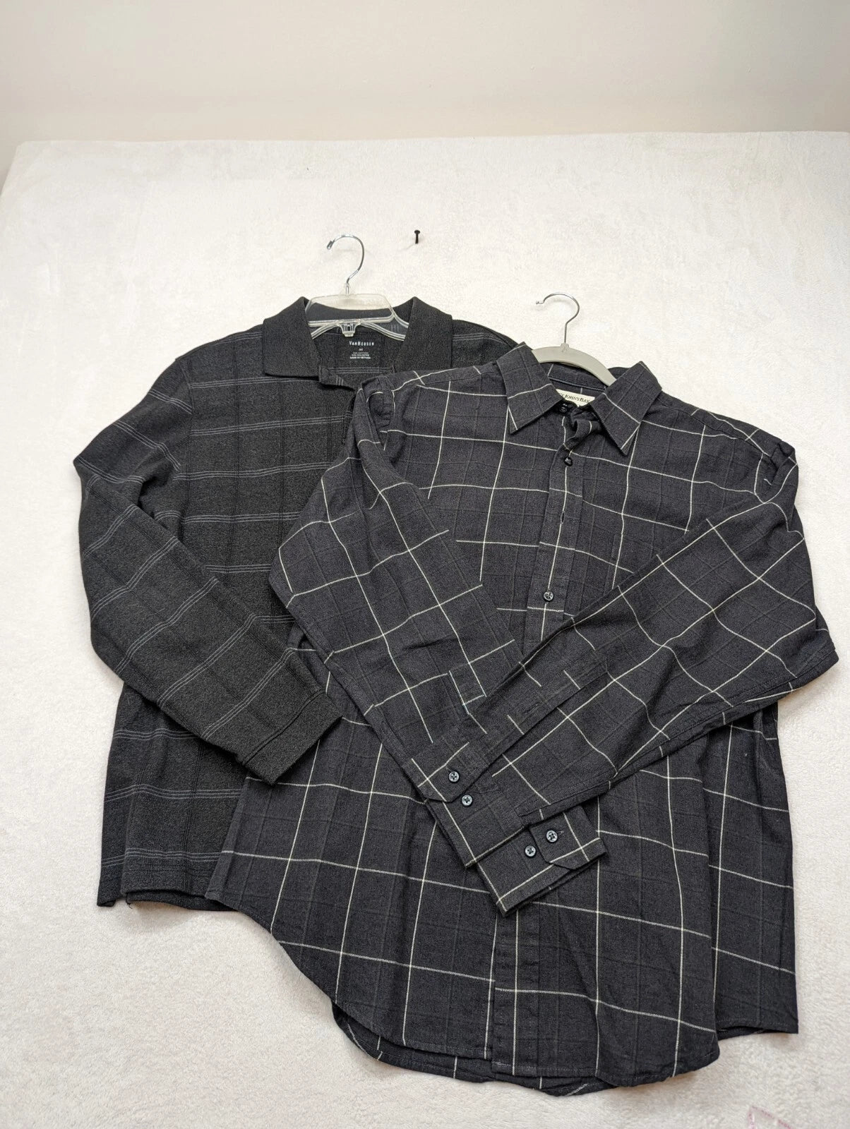 St. John's Bay Men's  Pullover Shirt - Size Medium & Van Husen Button Up Pair M