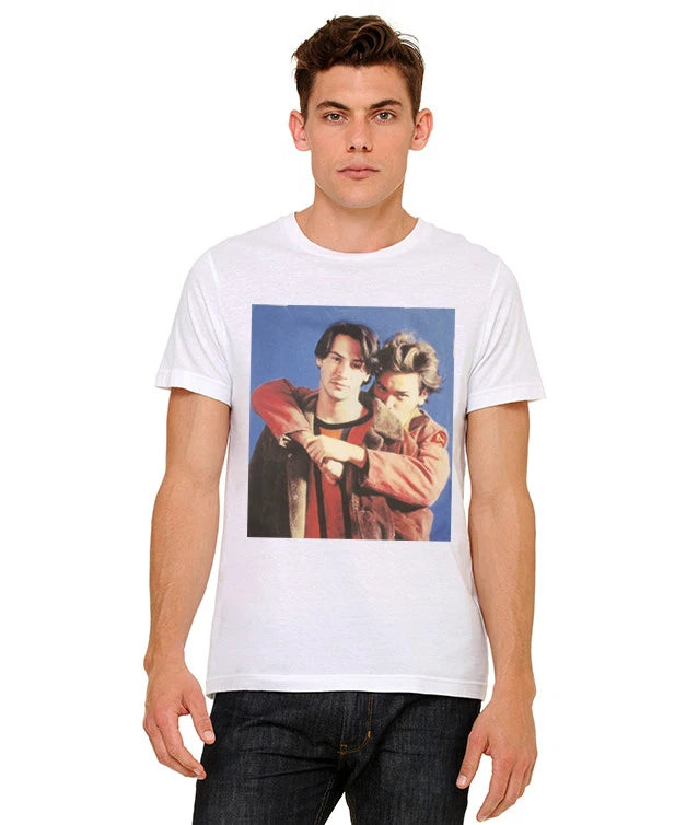 My Own Private Idaho Keanu Reeves River Phoenix 90s Black or White T-shirt
