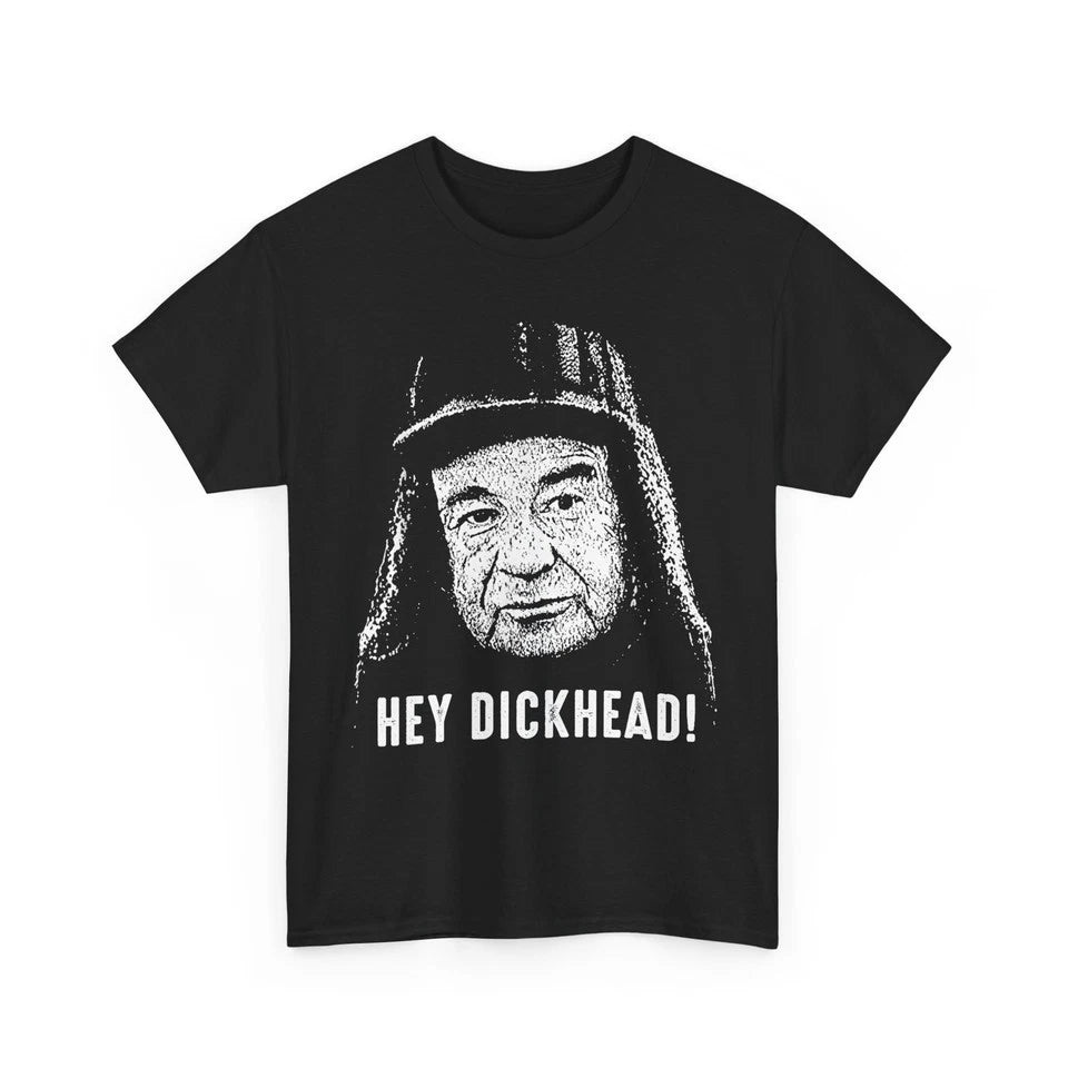 Hey Dickhead Shirt, Portrait Edgy Unisex Black Shirt S-5XL Q9436