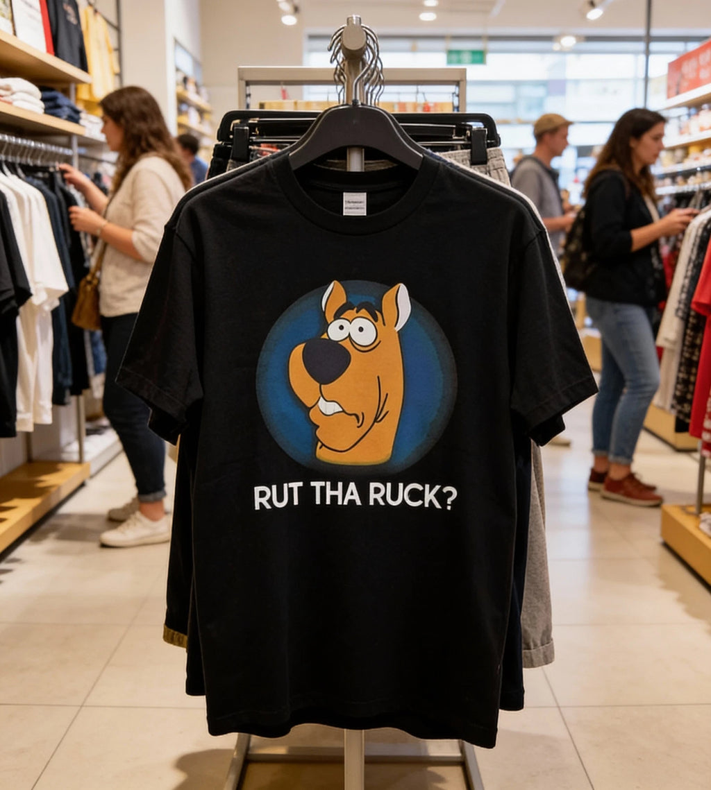 Scooby-Doo Rut Tha Ruck Cute T-Shirt Funny Tee Gift Trend For Men