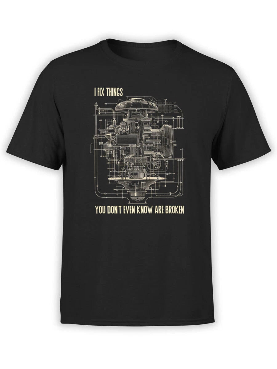 FANTUCCI Engineers T-Shirt Collection | Hidden Fixer T-Shirt | Unisex
