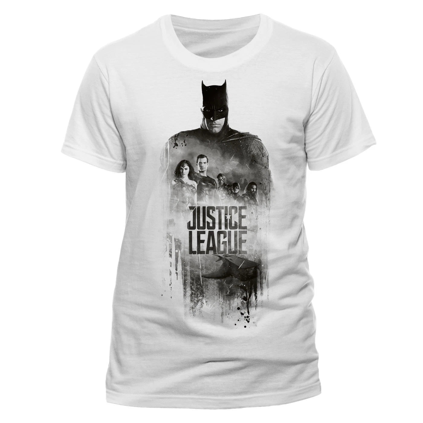 Official Batman Dark Knight T Shirt Silhouette Gotham Bruce Wayne White New S/M
