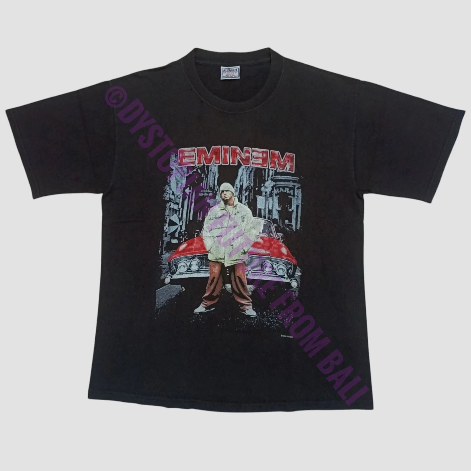 Vintage 2000 Eminem - Lowrider Car Rapper Rap Hip Hop Singer Music T-shirt