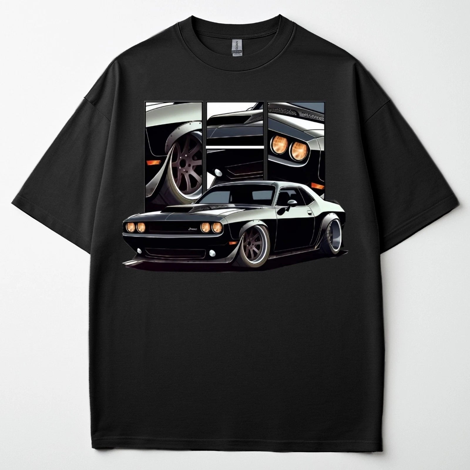 Vintage Muscle Car Graphic T-Shirt Retro Streetwear Cotton Tee Unisex Aesthetic