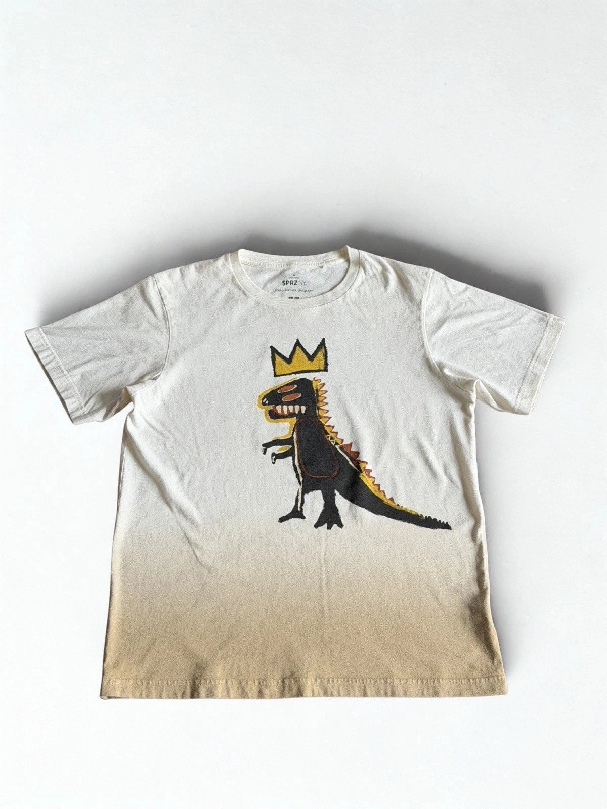 UNIQLO SPRZNY Jean-Michel Basquiat 'Pez Dispenser' T-Rex Cotton T-Shirt, M
