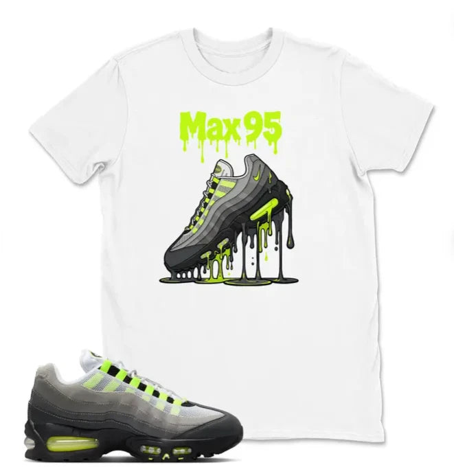 Shirt to Match Air Max 95 Big Bubble Neon Yellow Black Cool Grey 2026 OG T Shirt