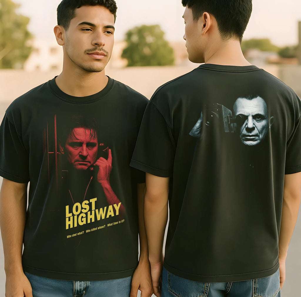 Lost Highway Shirt, David Lynch Tee, 90s Neo-Noir TShirt, Cult Film Graphic