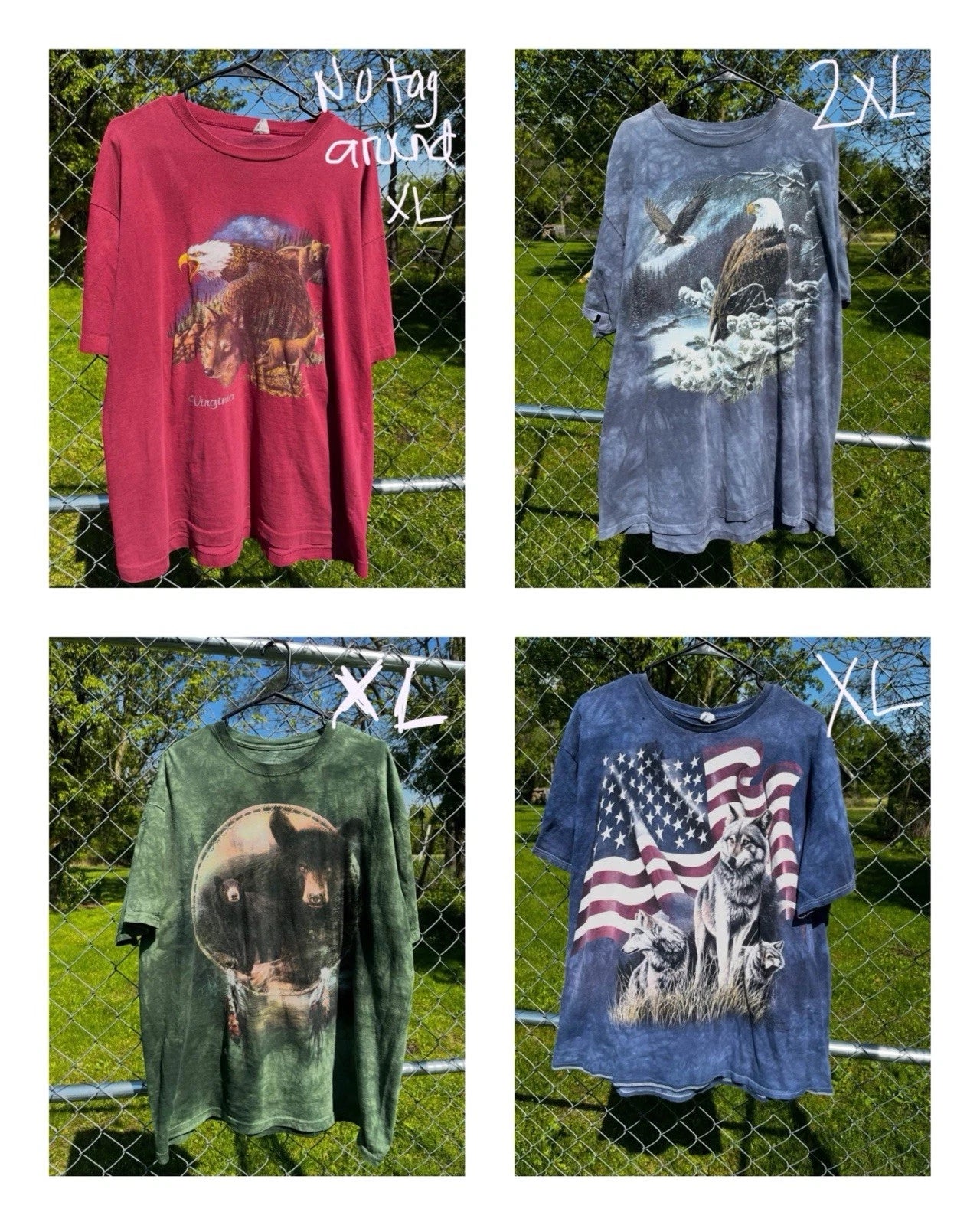 The Mountain Vintage shirts lot of 4 size xl-xxl