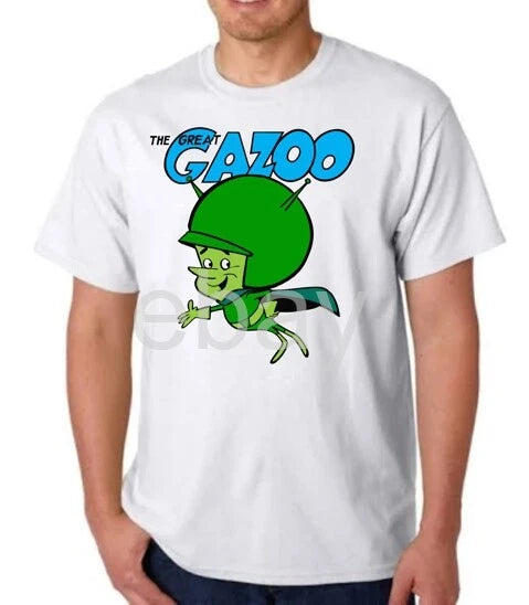 THE  GREAT GAZOO FLINTSTONES T-Shirt HANNA BARBERA TEE CARTOON