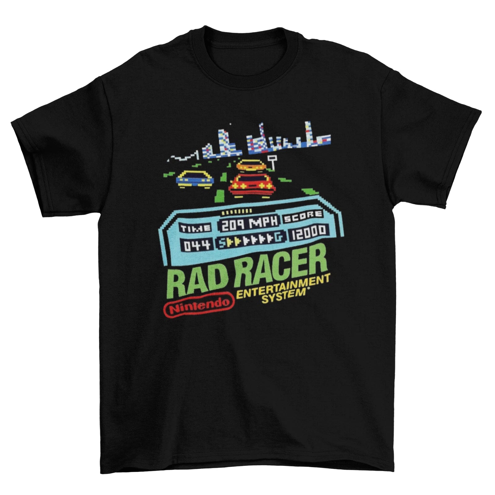 Rad Racer T-Shirt Unisex Adult Funny Sizes Gamer NES Racing Video Game New