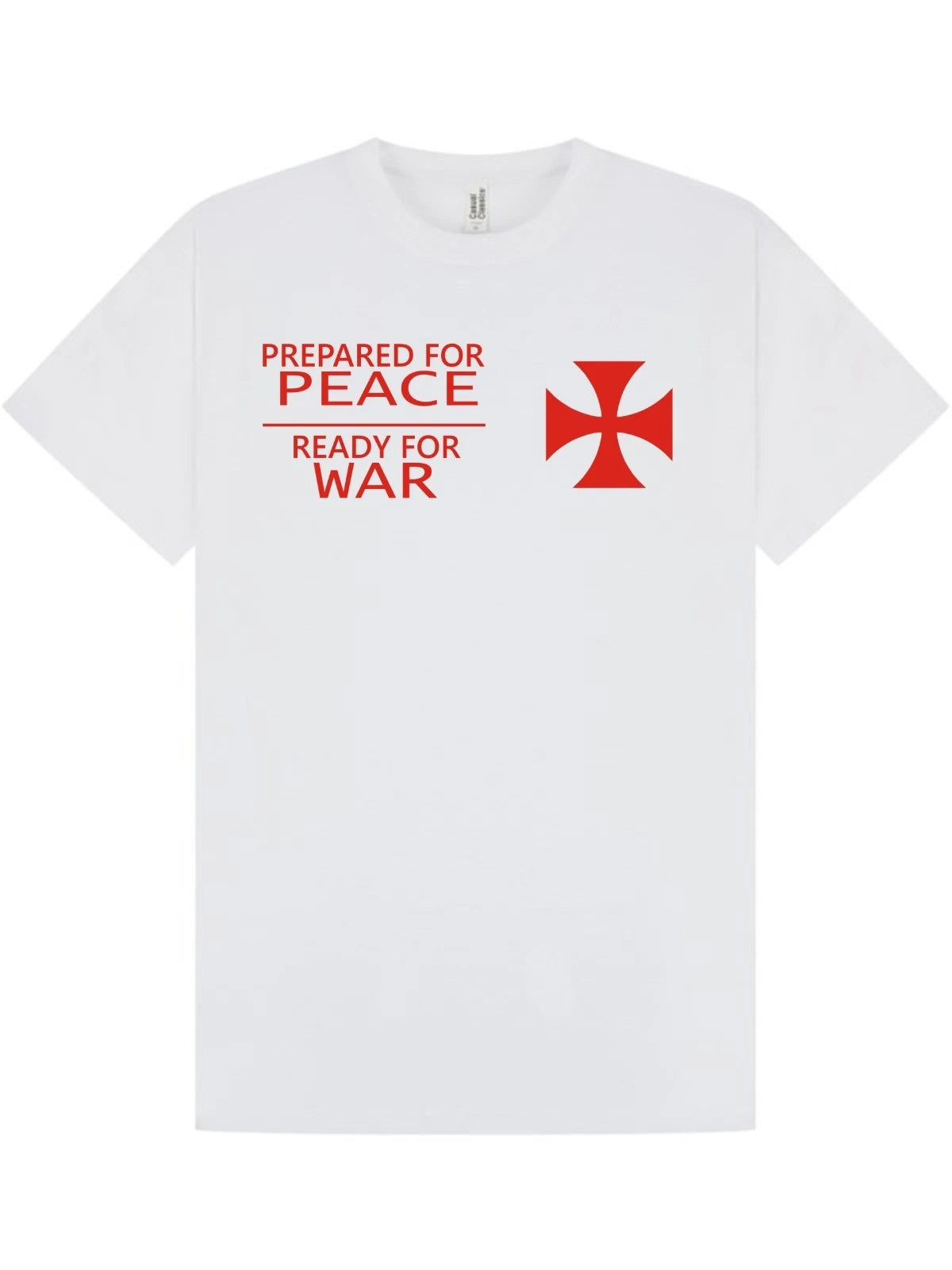 Prepared For Peace, Ready For War - Knights Templar UNISEX T-Shirt / ENGLAND
