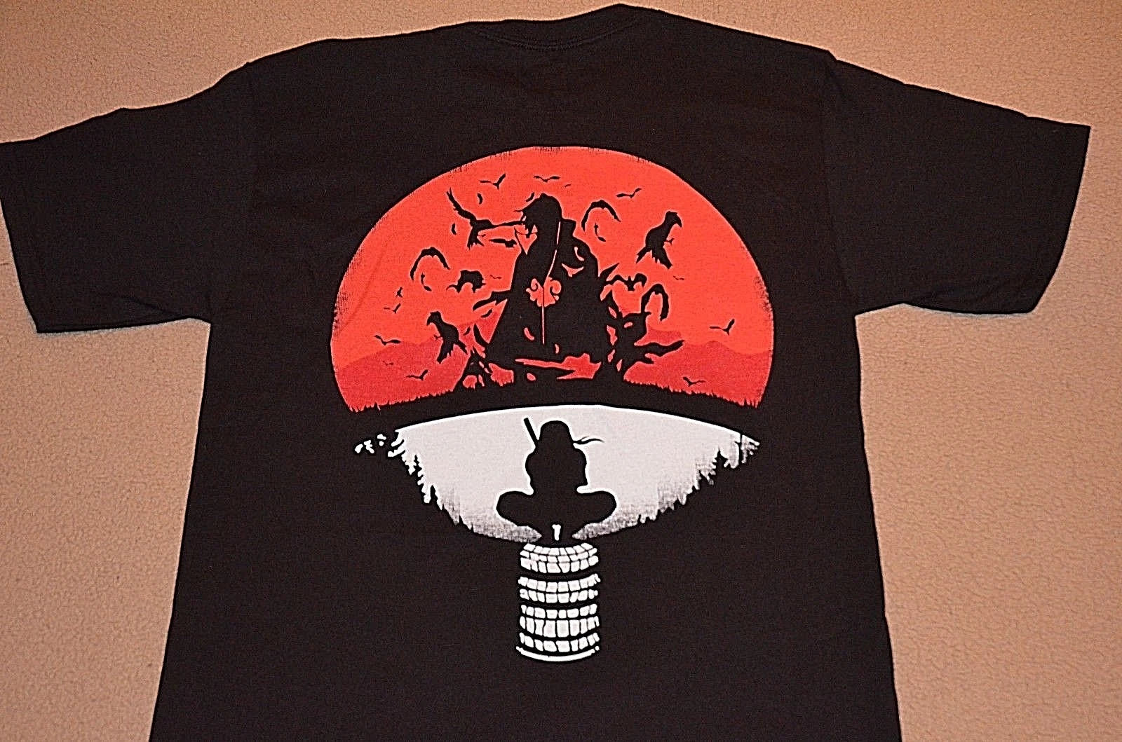 NARUTO  Uchiha Clan Symbol Mash up Itachi T Shirt S M L XL ONLY Manja anime NEW