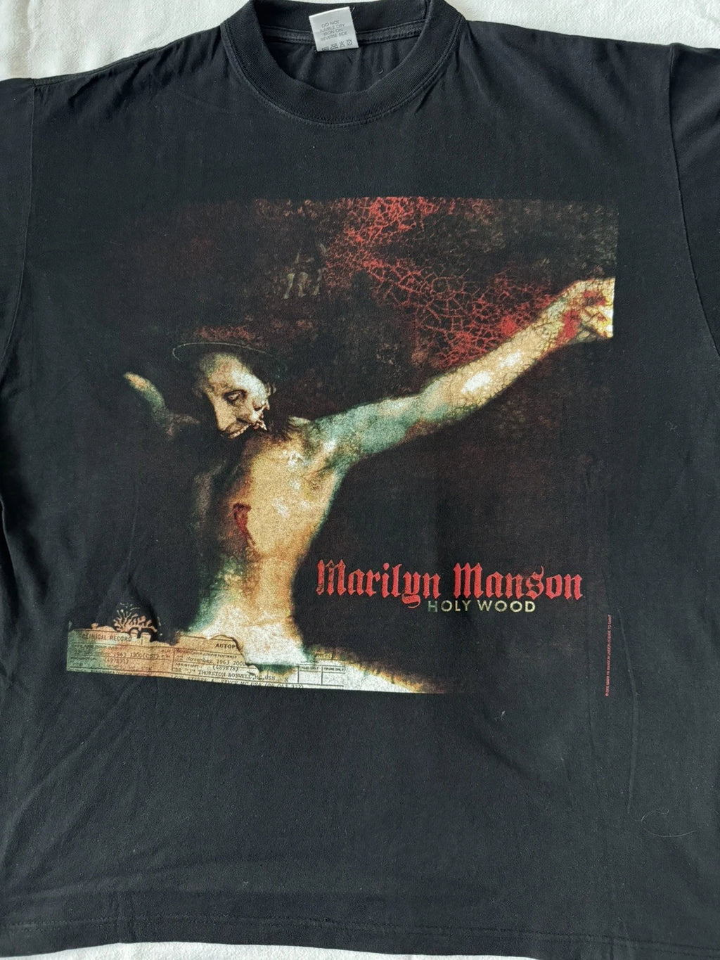 Marilyn Manson “Guns, God and Government” / Holy Wood Vintage Tour T-Shirt – XL
