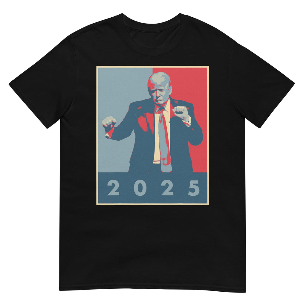 Trump 2025 Pop Art Efect T-Shirt - Trump Dance - Happy New Year T-shirt